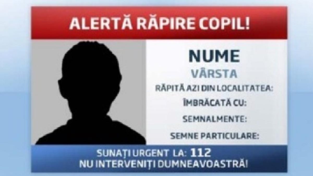alerta_rapire_copil_112_captura_stirileprotv