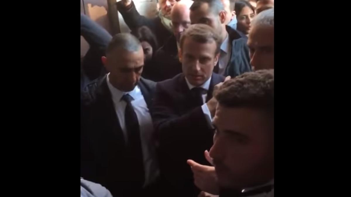 macron_altercatie_politisti_ierusalim