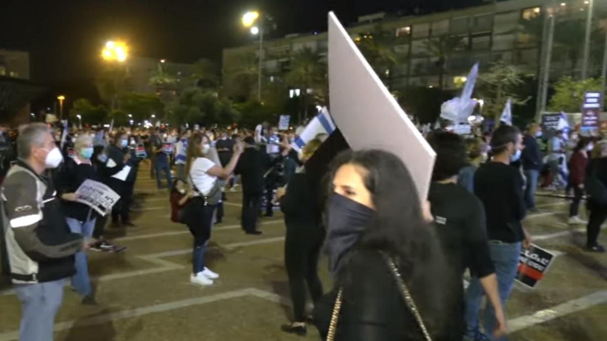 protest_tel_aviv_distantare_sociala