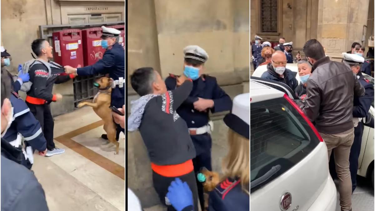 femeie_arestata_florenta_masca