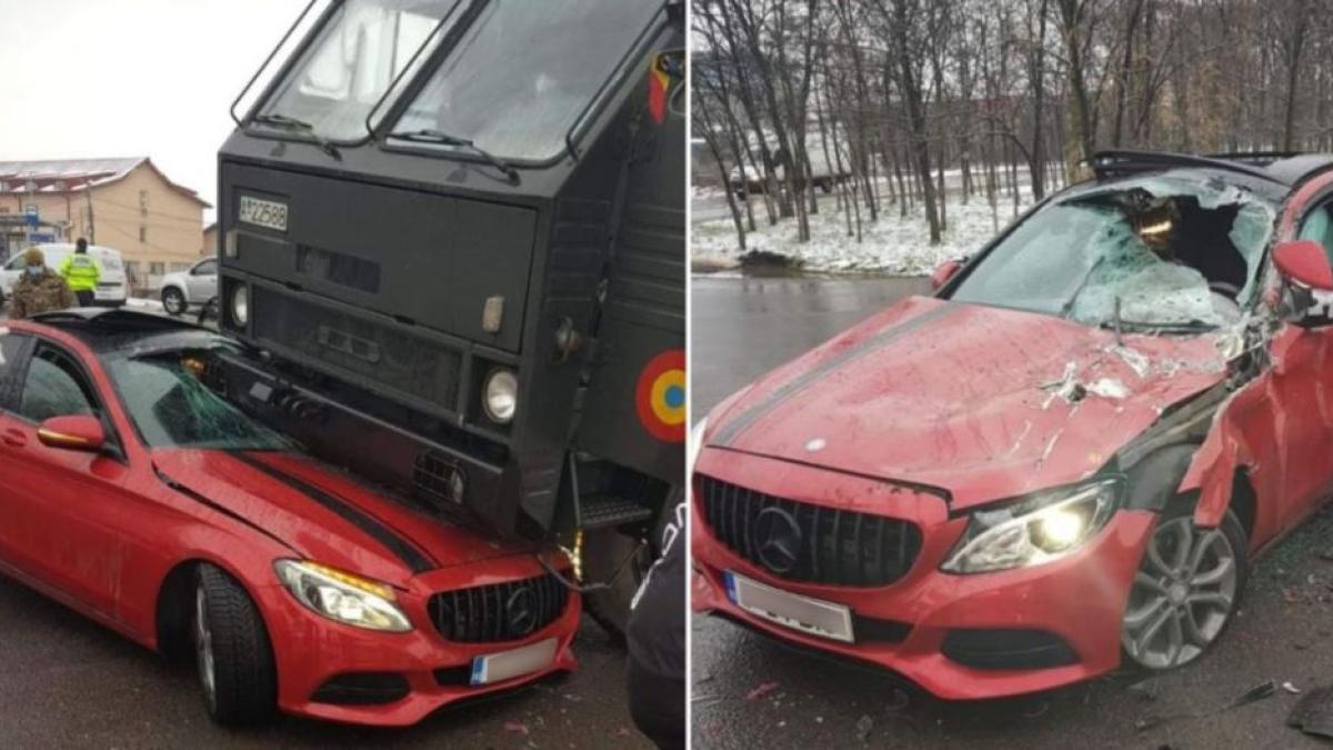 accident_intre_camion_si_mercedes