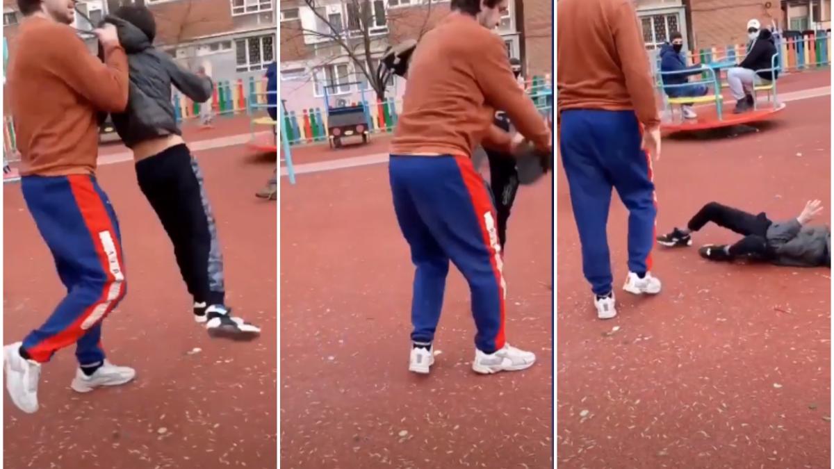 un-barbat-tranteste-la-pamant-un-copil-de-13-ani