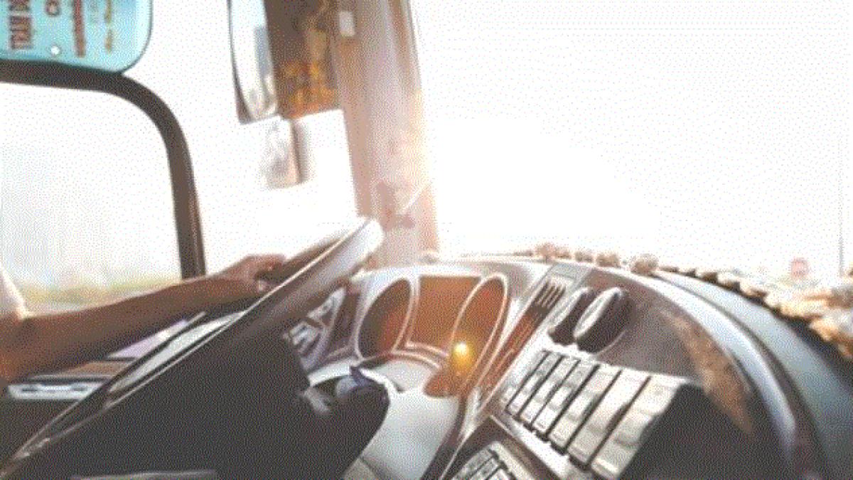 camion--condus-haotic-pe-autostrada--oprit-de-politisti