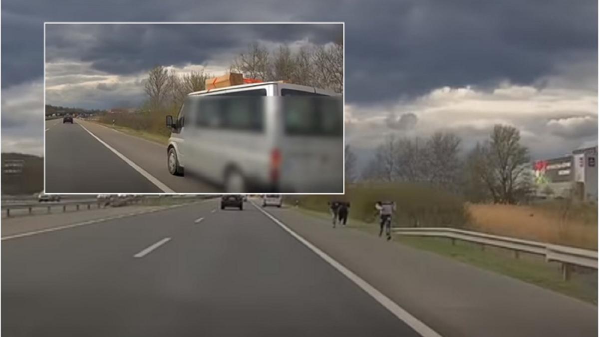 ungaria--pachetele-romanilor--pericol-pe-autostrada-dupa-ce-au-inceput-sa-cada-de-pe-microbuz-video