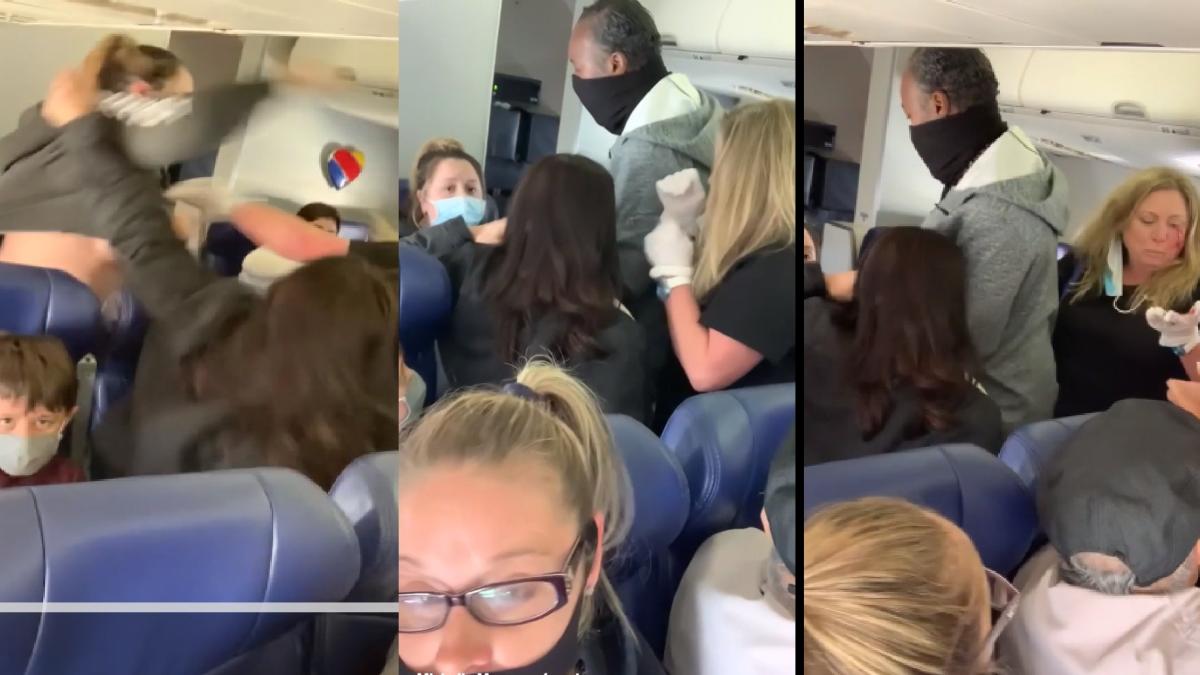 stewrdesa-masca-avion-bataie