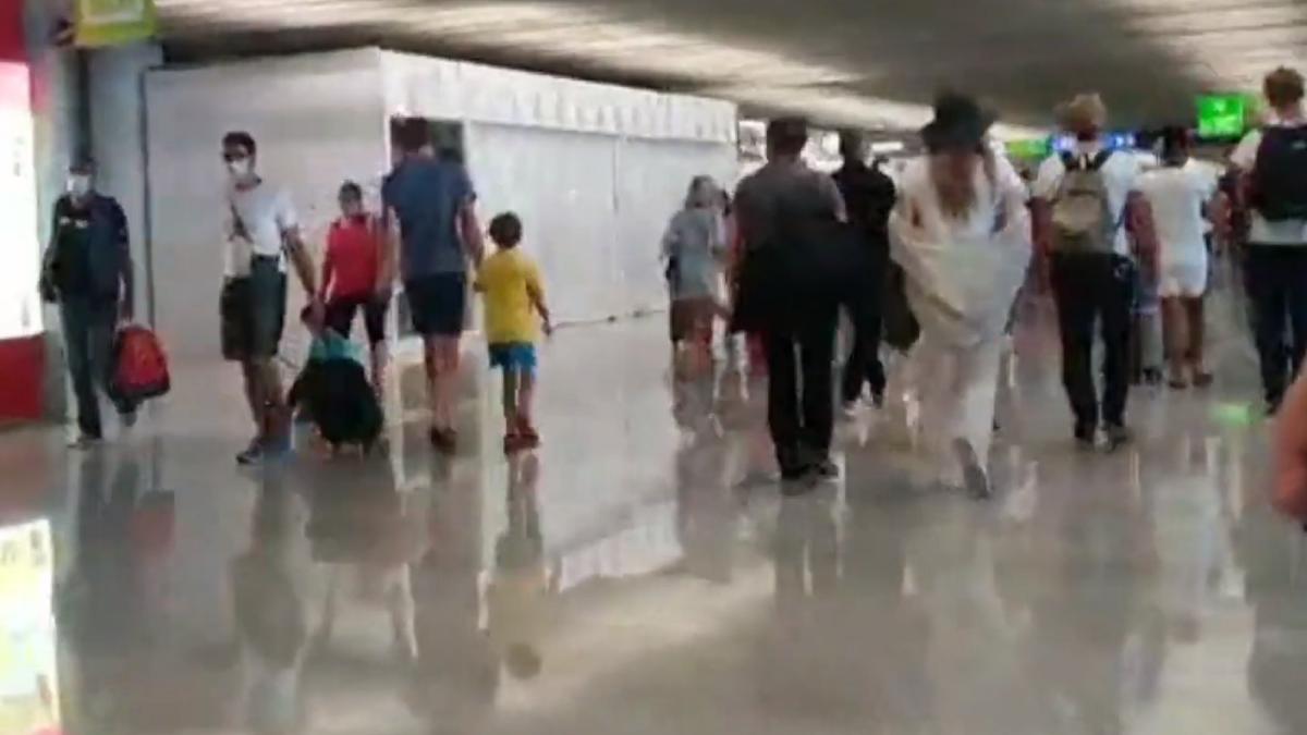 spania--focar-major-de-covid-19--izbucnit-in-mallorca--tinerii-au-fugit-din-izolare-la-aeroport--sute-de-oameni--paziti-non-stop-de-politie