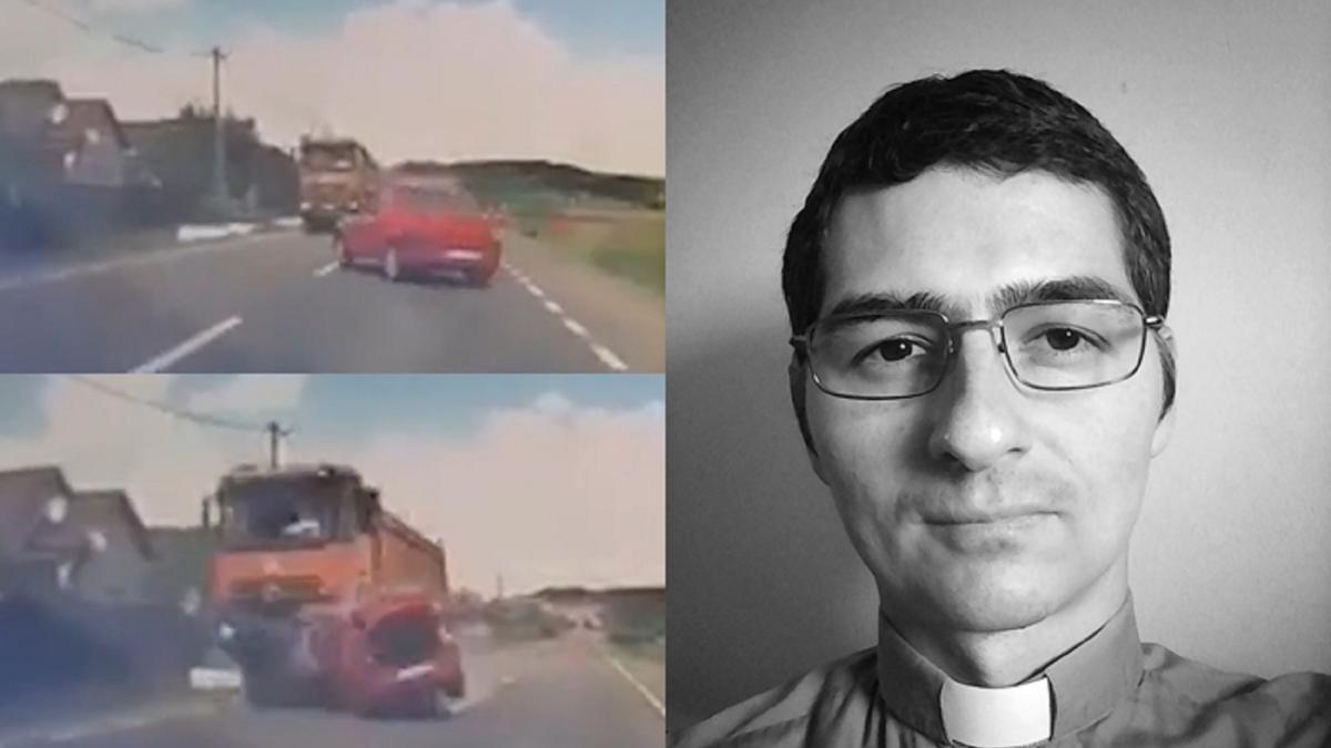un-preot-roman-a-murit-pe-loc--iar-sotia-sa-si-un-copil-de-patru-ani-au-fost-grav-raniti--dupa-ce-loganul-sau-a-fost-spulberat-de-un-tir