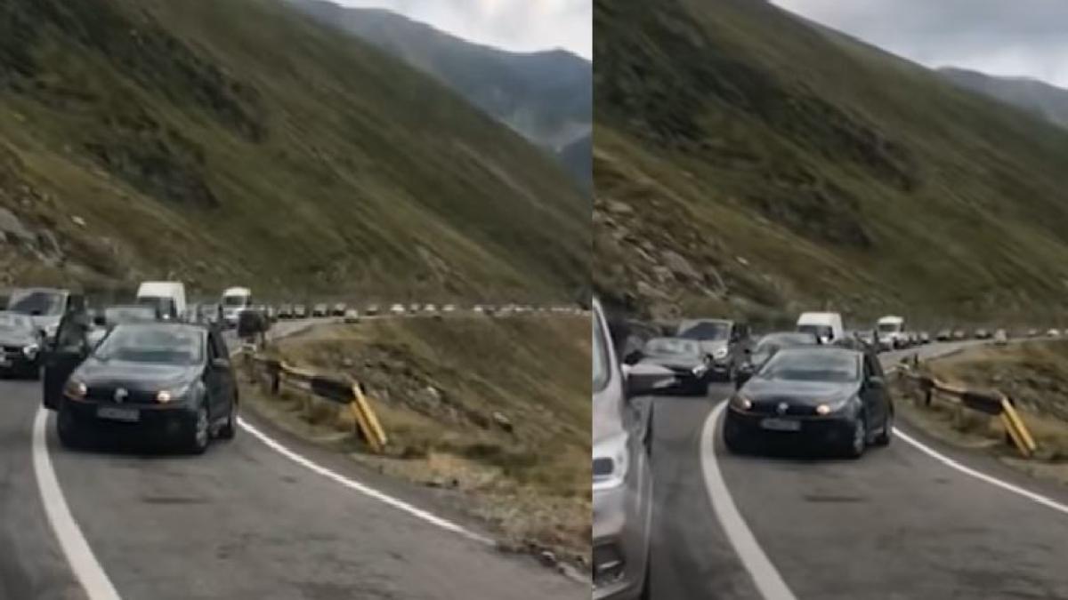 doi-soferi-s-au-luat-la-bataie-in-trafic--pe-transfagarasan--din-cauza-aglomeratiei