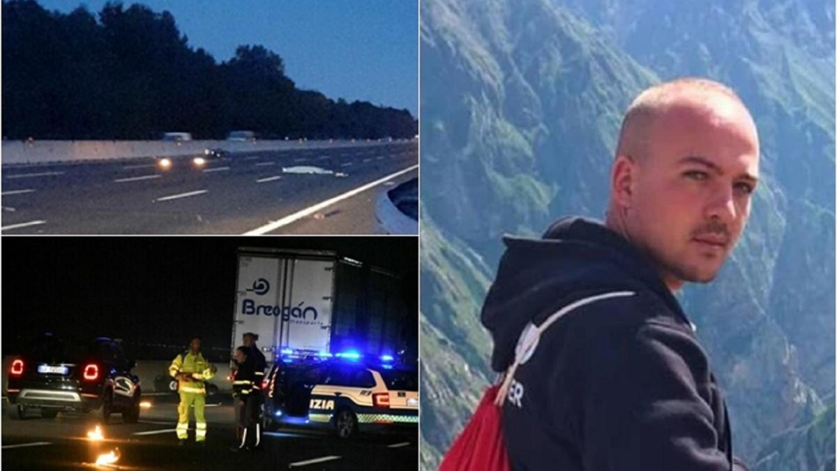 accident-mortal-pe-a4--in-italia--doua-tir-uri-s-au-pus-de-a-latul-pe-sosea-pentru-a-i-proteja-trupul-lui-cristian