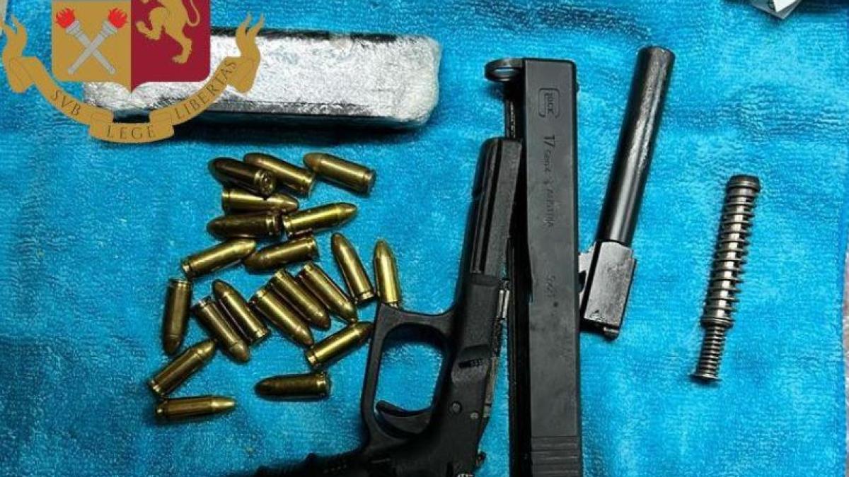 italia--un-roman--care-se-plimba-cu-geanta-plina-de-cocaina--arestat--in-casa-barbatului--anchetatorii-au-dat-peste-un-arsenal-de-arme