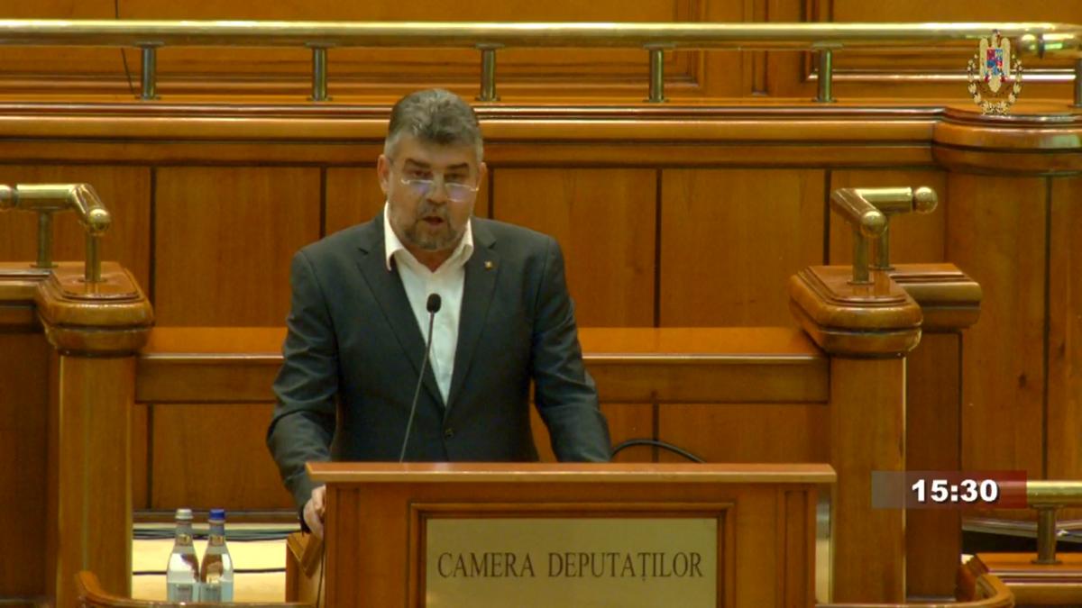 marcel-ciolacu-psd--camera-deputati-motiuned-e-cenzura