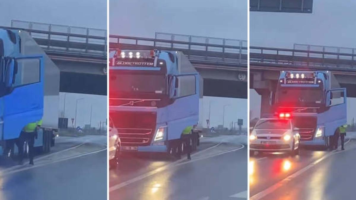 captura-video-arad-tir-politist-arma