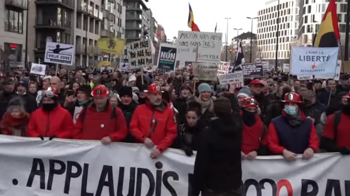 proteste-bruxelles-impotriva-restrictiilor