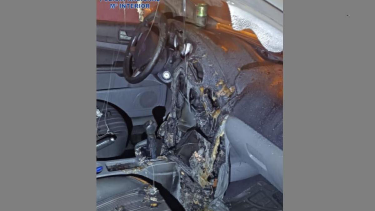 spania--un-moldovean-si-complicele-sau-au-incendiat-automobilul--in-care-si-au-abandonat-patrupedul--catelul--salvat-de-trecatori