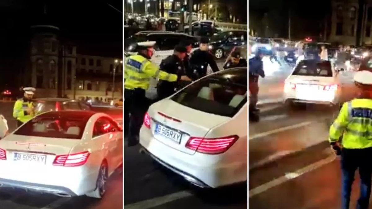 sofer-mercedes-urmarire-politie-bucuresti-tineretului