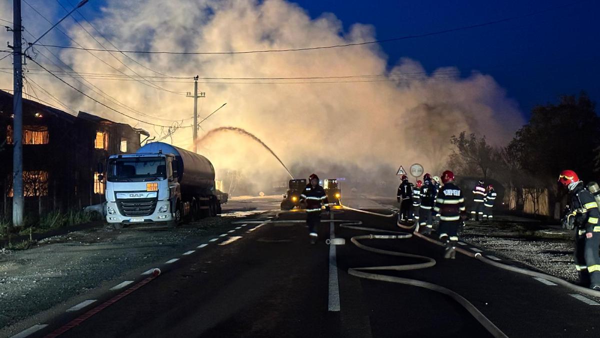 pompieri-crevedia-interventie