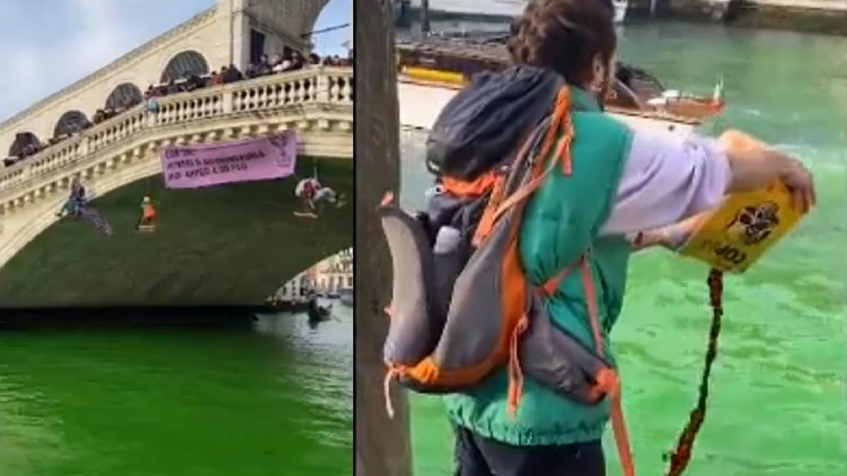 un-nou-protest-al-activistilor-de-mediu-din-italia--apele-marelui-canal-al-venetiei--vopsite-in-verde_97949000