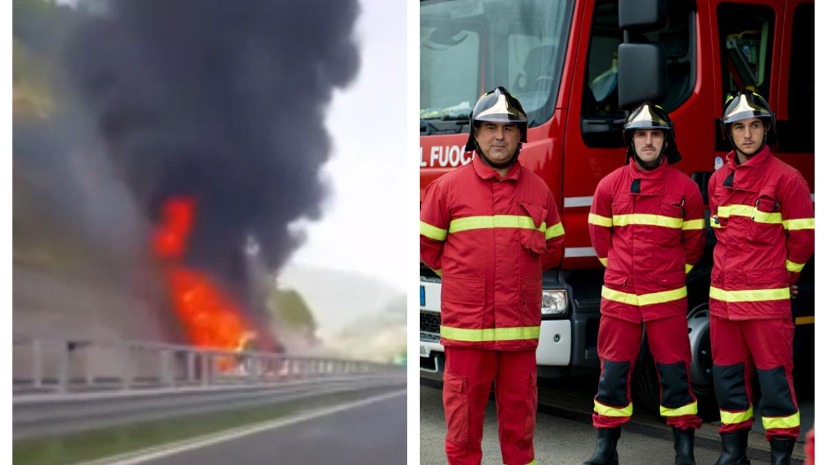 autocar-in-flacari-pe-autostrada_94742200