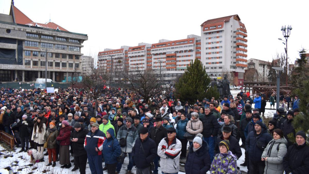 protest la miercurea ciuc