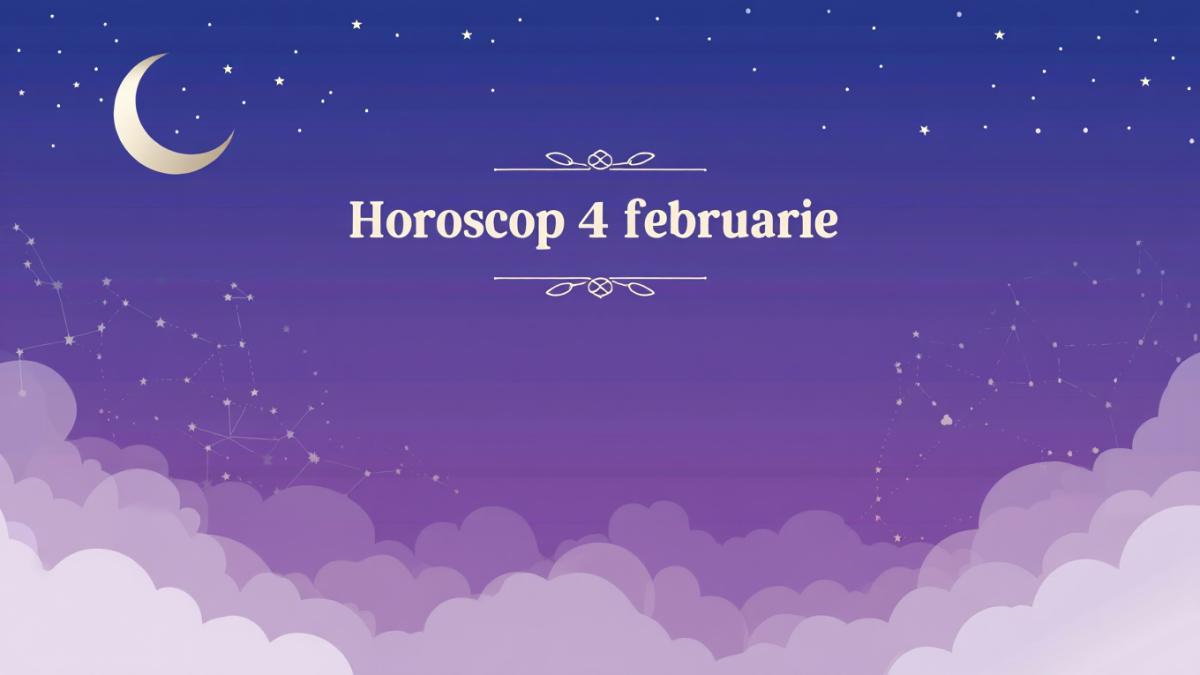Horoscop 4 februarie 2026