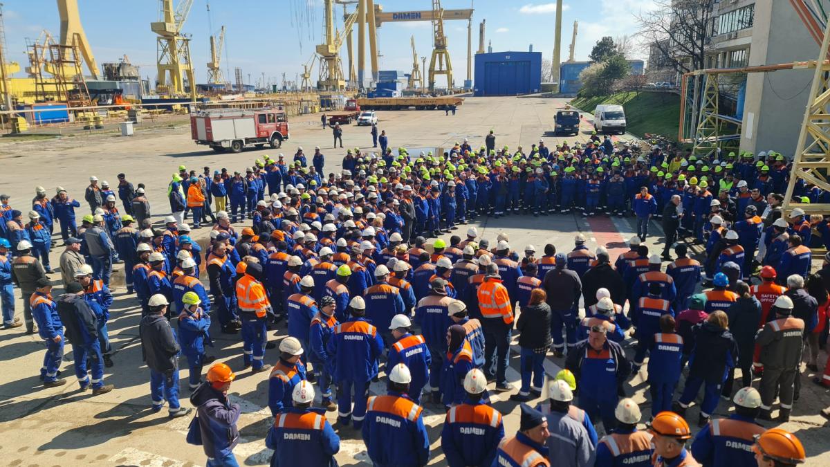 angajati damen mangalia protest