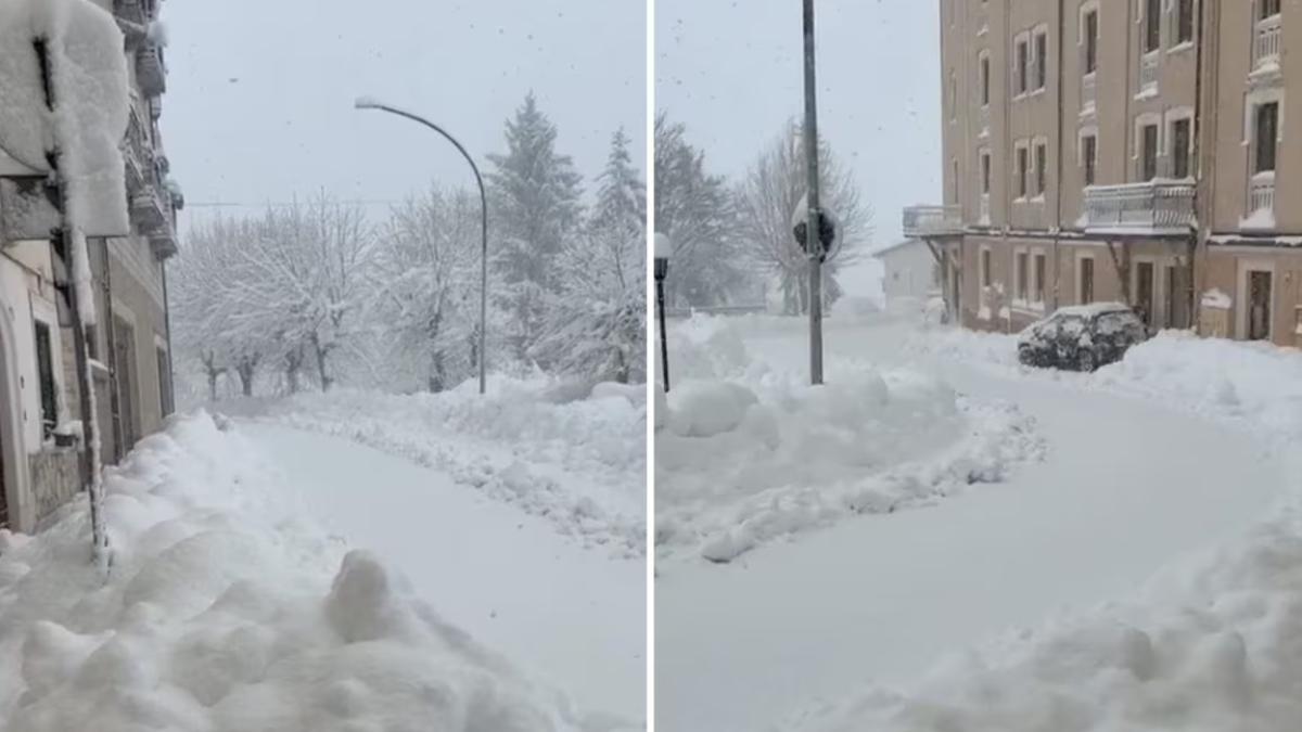 zapada aprilie italia