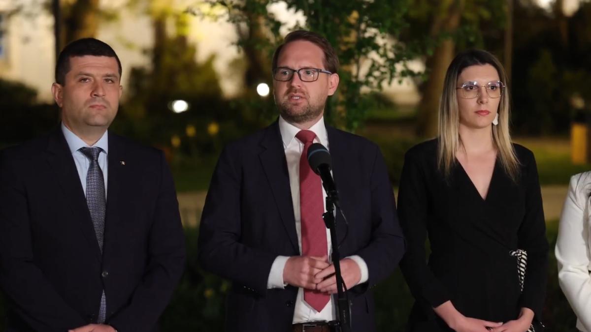 Domonic Fritz liderii USR la palatul Cotroceni