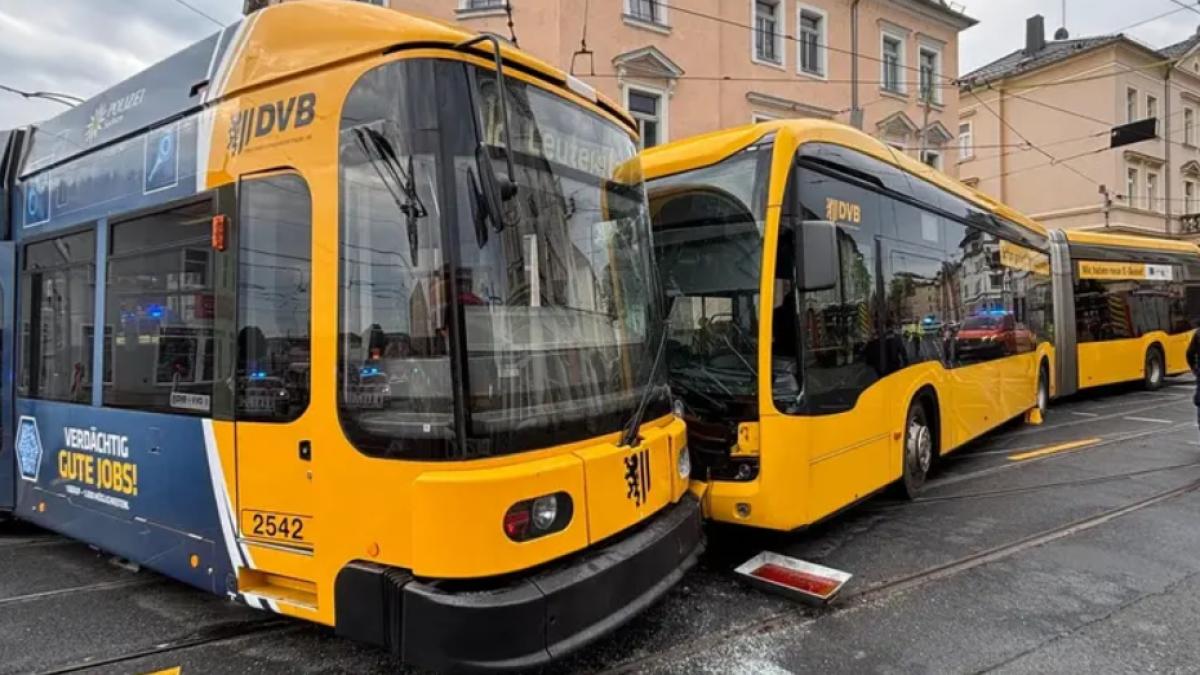 accident tramvai autobuz dresda