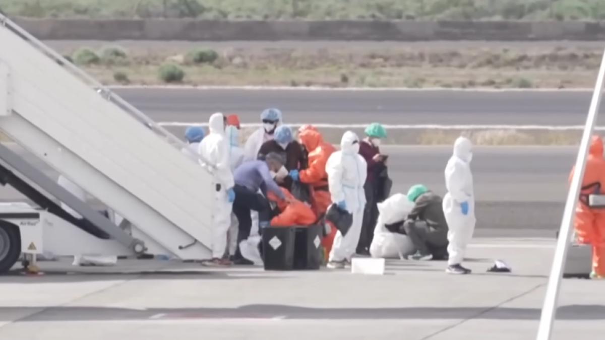 pasageri evacuati hantavirus