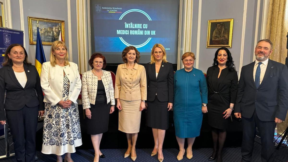 Catalina Poiana intalnire medicii romani Londra