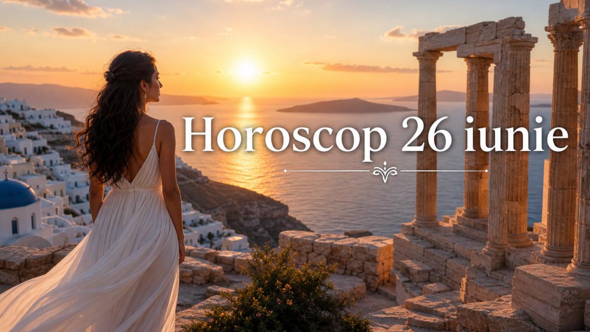 Horoscop 26 iunie 2026. Ziua în care liniștea nu mai e gol, ci răspunsul pe care îl așteptai de mult