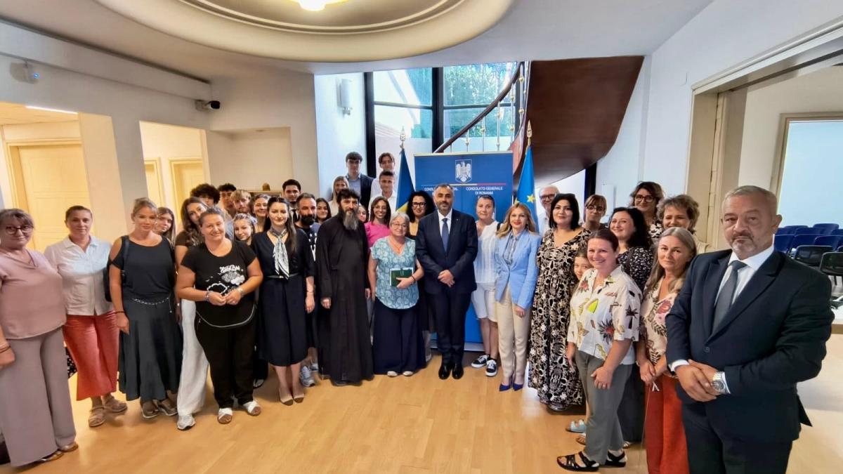 Sursă foto: Facebook Consulatul General al României la Roma/Consolato Generale di Romania a Roma