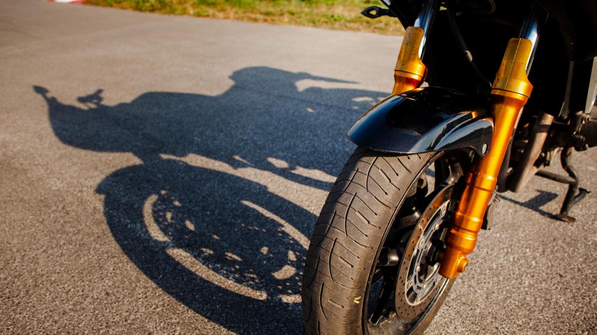 motocicleta accident