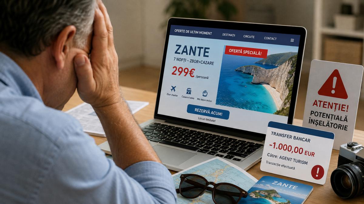 Escrocherie online / Sursă: Imagine generată cu AI