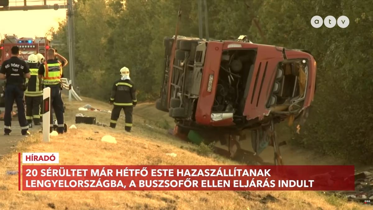 accident ungaria m3 autocar