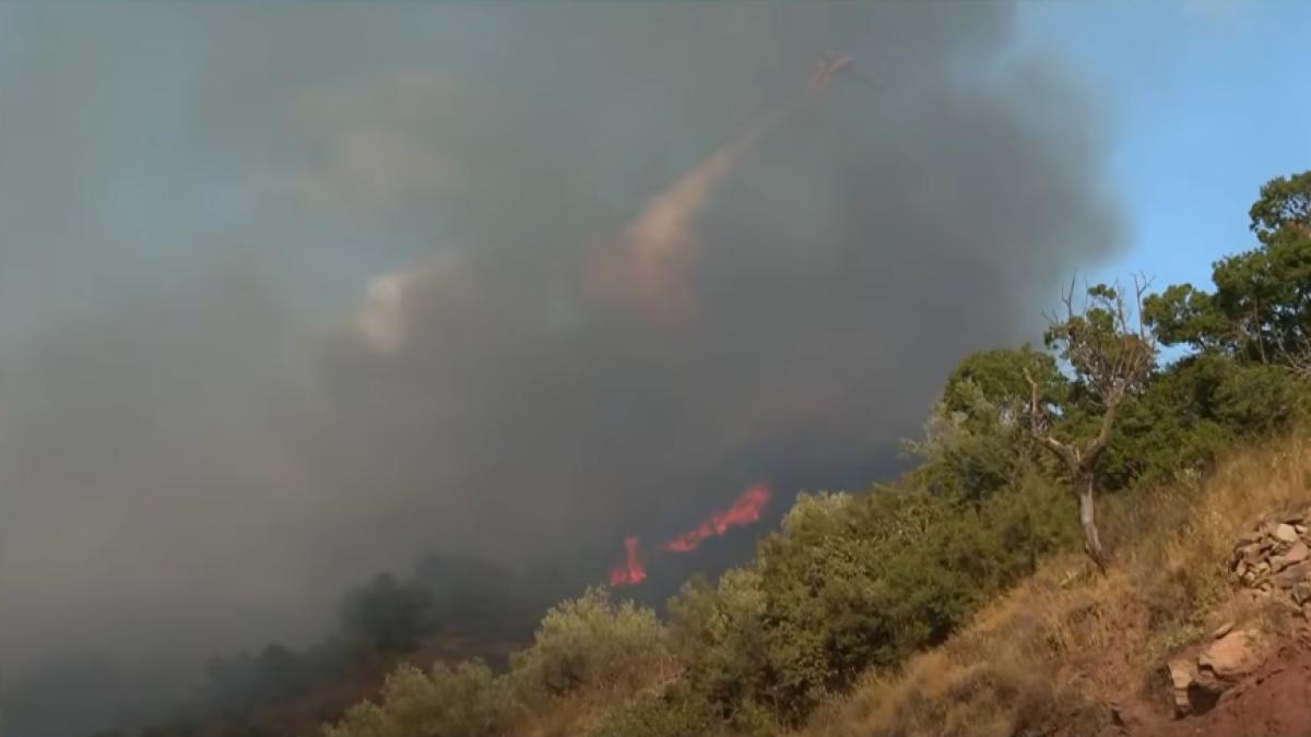 incendiu spania localitate evacuata