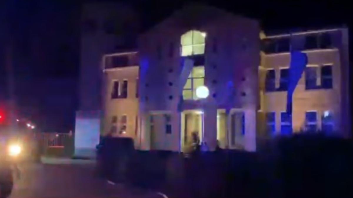 incendiu centru medical arad