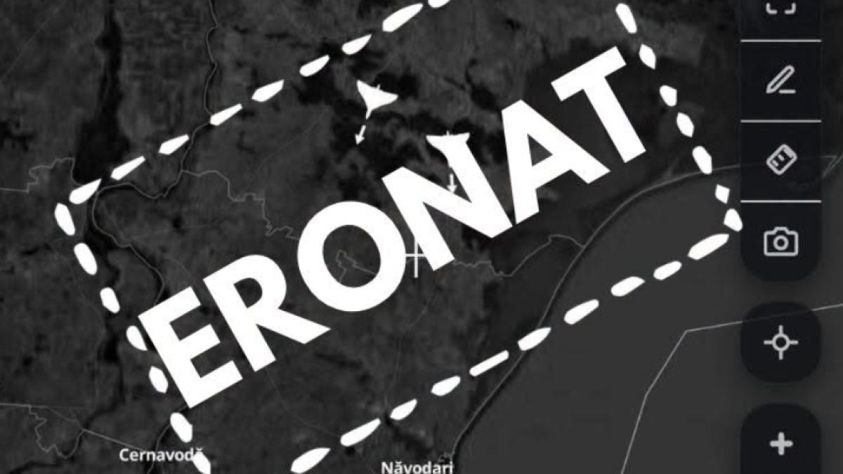 harti drone romania