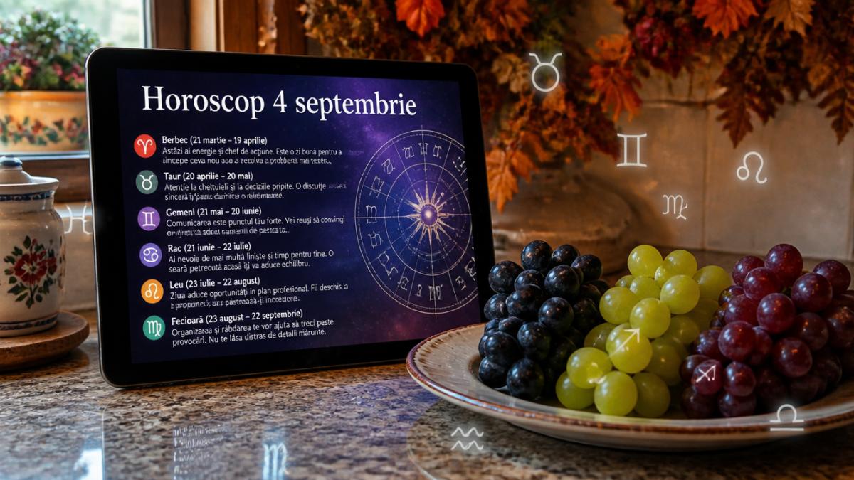 Horoscop 4 septembrie 2026