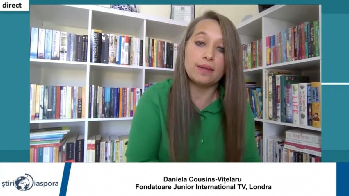 imagine cu Daniela Cousins-Vițelaru