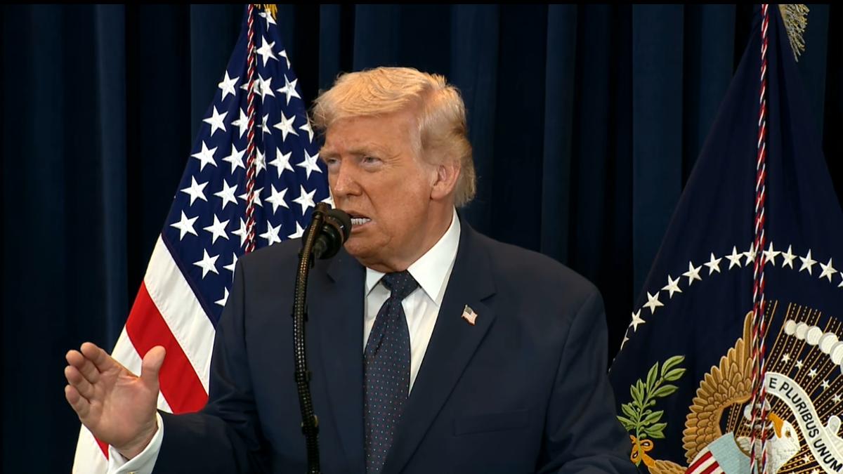 Donald Trump - conferinta de presa Casa Alba