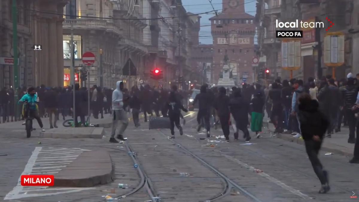 proteste italia milano