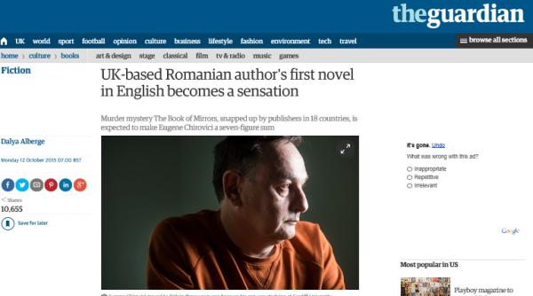 The Guardian îl elogiază pe Eugen Ovidiu Chirovici