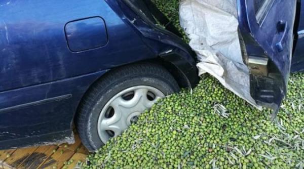 Hoț român prins în urma unui accident 