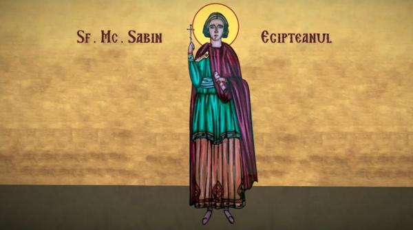 Sfântul Sabin Egipteanul, 16 martie. Cum a fost trădat pentru doi galbeni