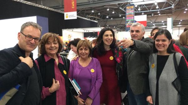 Ana Blandiana, solidară cu mișcarea #rezist la târgul de carte de la Leipzig