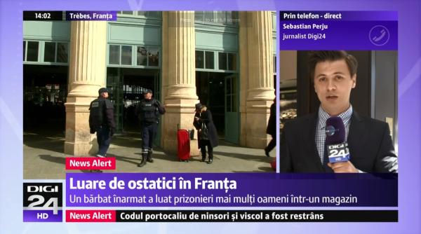 Franța. Ostatici într-un supermarket din Trebes