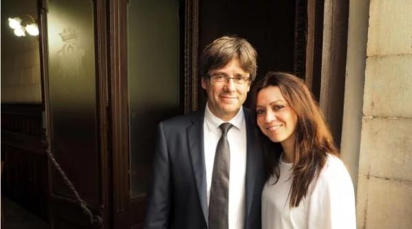 Marcela Topor, soția lui Puigdemont, VIZITĂ surpriză