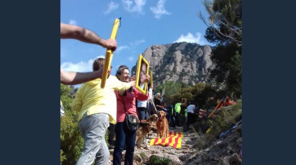 CATALONIA. Lanț UMAN pentru separatiștii din închisoare