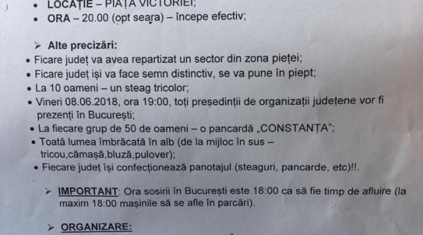 Câte greșeli gramaticale sunt în chemarea la protest